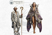 Dream Drifters Surreal Cliparts, a Person Illustration by ThatsDesignArt (Thumbnail 12 of 15)