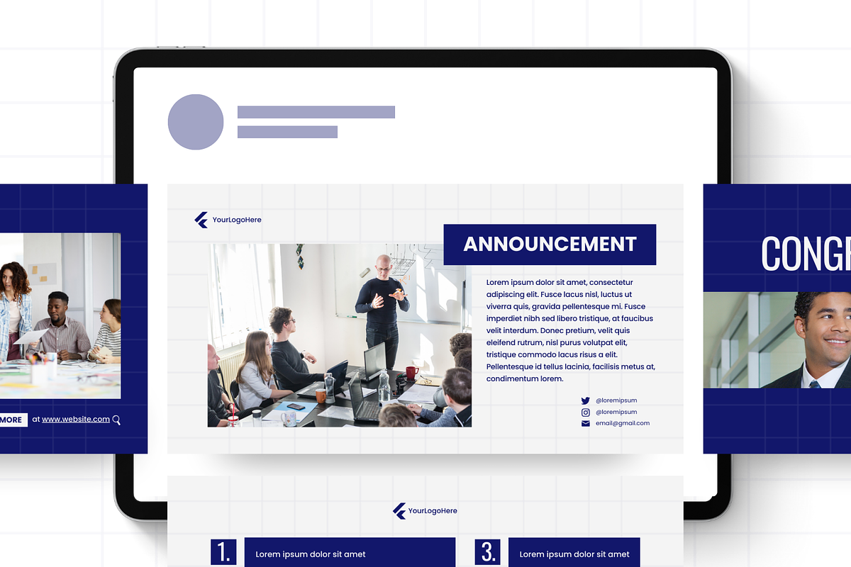 Social Media Kit | IG, FB, LinkedIn, a Social Media Template by Studio B | Canva Template (Photo 10 of 13)