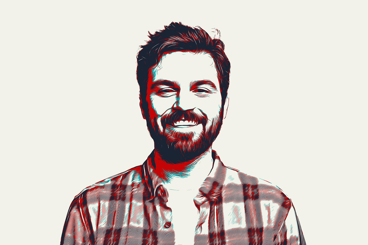 Vector Illustration Photo Effect, a Brushes & More by INTENTFX (Photo 23 of 31)