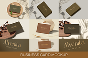 Luxury Business card mockup, an Advertising Mockup by Mockthethics. (Thumbnail 1 of 11)