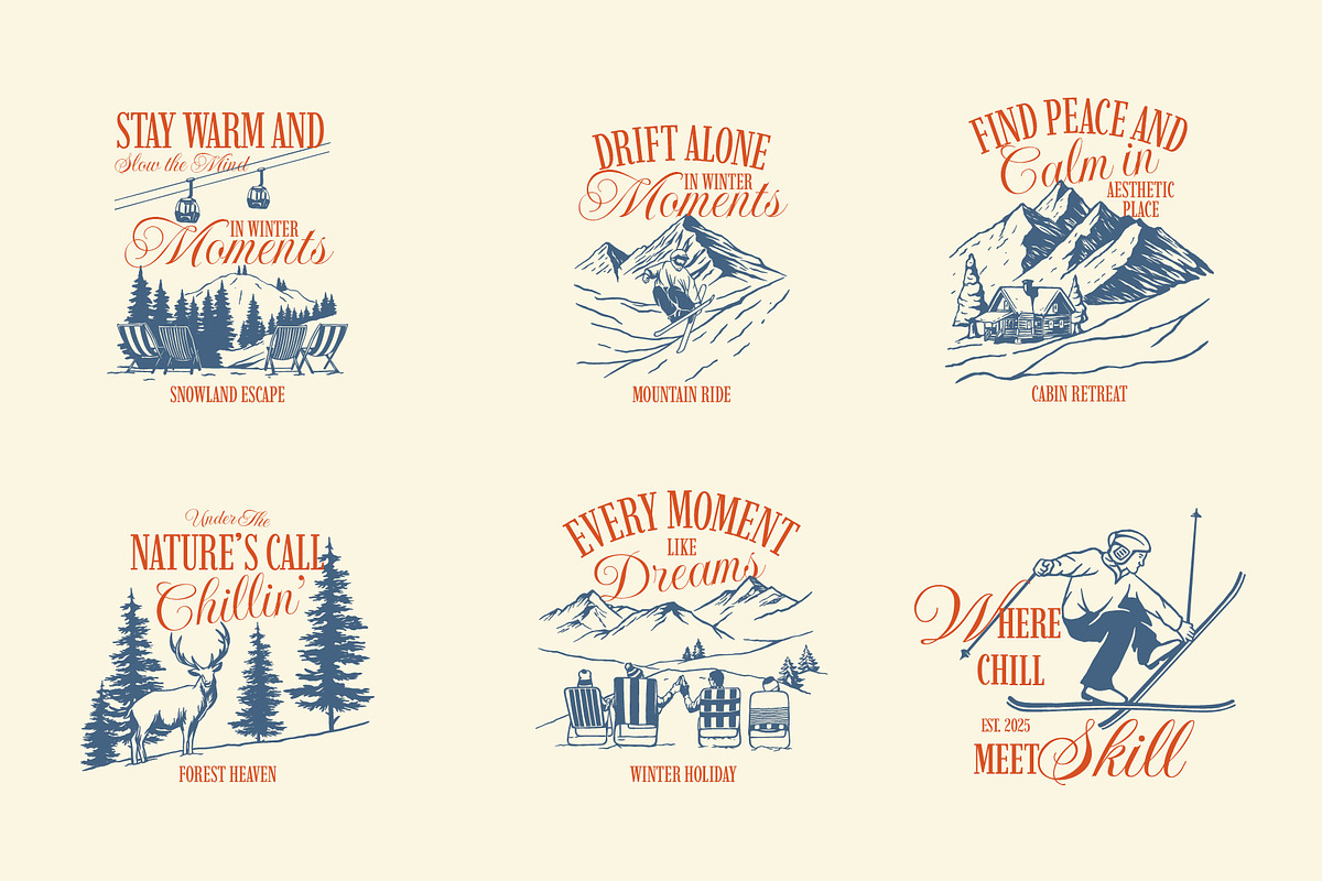 Winter Graphic, a Seasonal Illustration by Skilline Supply Co. (Photo 3 of 11)