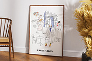 Cats in Paris Illustrations, an Object Illustration by Volga_Store (Thumbnail 7 of 8)