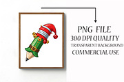 Christmas Elf Pencils png, an Illustration by Libby Wishes (Thumbnail 2 of 6)