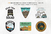 Simple Camp Scenes Logo Creation Kit, a Branding & Logo Template by JeksonGraphics (Thumbnail 19 of 24)