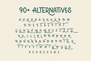 Kindred Handlettered Typeface, a Sans Serif Font by Rachel Kick (Thumbnail 9 of 9)