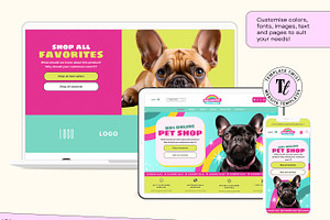 Wix Pet Shop Website Template