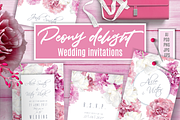 Wedding invitations BUNDLE, an Invitation Template by Purple-Bird (Thumbnail 23 of 28)