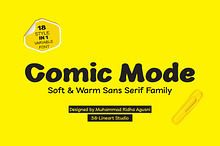Comic Mode - Warm & Soft font family
