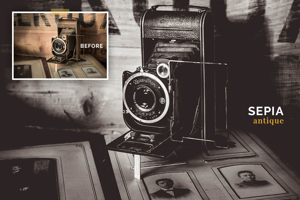 Sepia Tone - Lightroom Presets preview 2