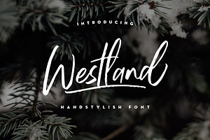 Westland Handstylish Font