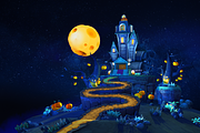 Dracula Mansion, an Architecture 3D Model by Souchenki (Thumbnail 4 of 12)