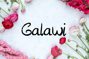 Galawi - Handwritten Script Font