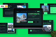 Corporate - Business Google Slide, a Presentation Template by Deepslide Studio (Thumbnail 1 of 6)