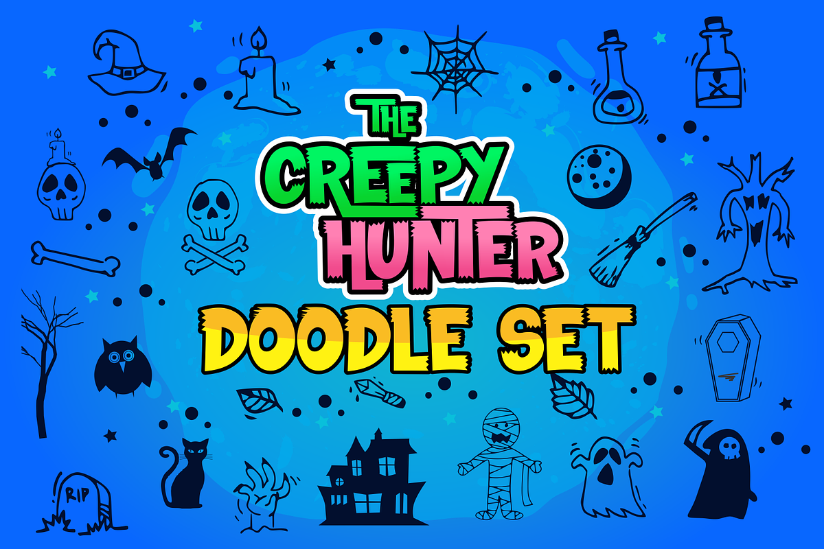 The Creepy Hunter, a Font by Fachranheit Studio (Photo 4 of 12)