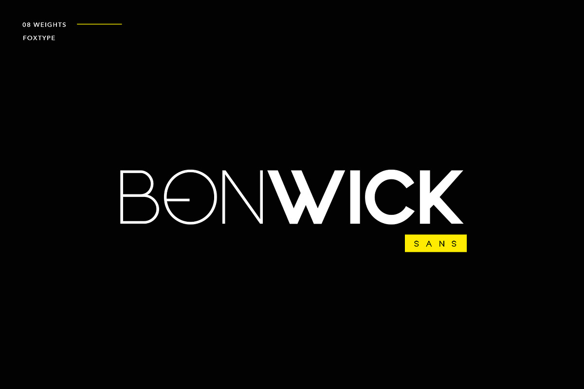 Bonwick Typeface, a Sans Serif Font by Foxtype (Photo 1 of 7)