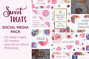 Social Media Pack - Sweet Treats, a Social Media Template by Pixomize (Thumbnail 1 of 7)