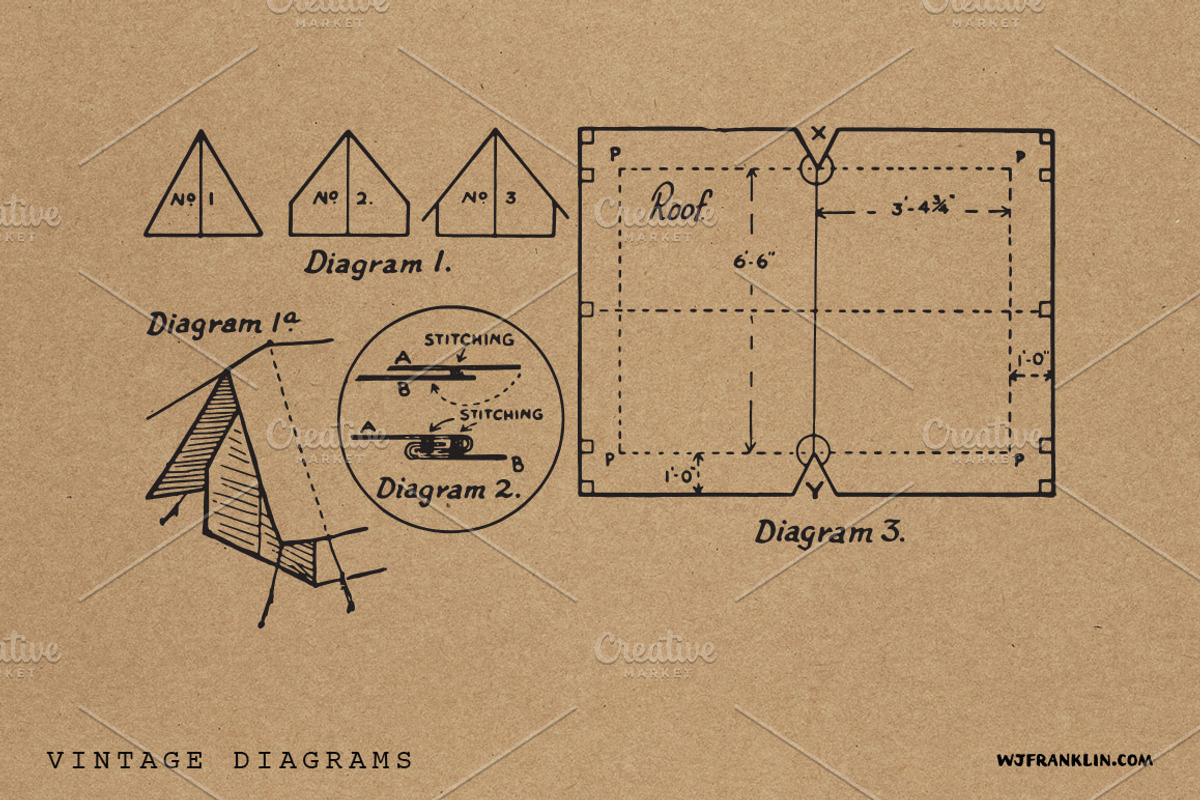 15 Vintage Textures & Illustrations, a Texture Illustration by Wes Franklin (Photo 4 of 5)