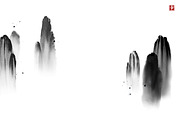 Sumi-e ink painting. Minimalism., an Illustration by Elina_Li (Thumbnail 27 of 38)