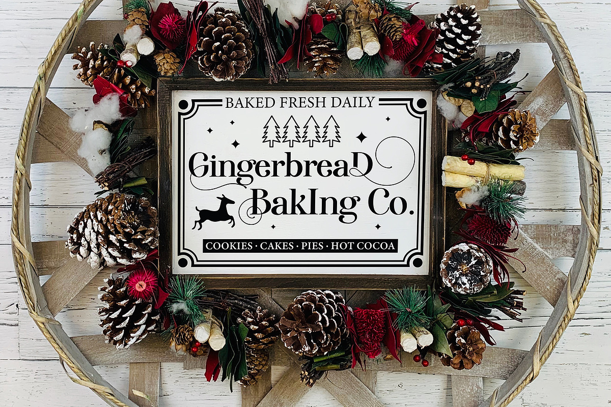 Farmhouse Christmas Sign Mega Pack, a Graphic by CraftlabSVG (Photo 9 of 17)