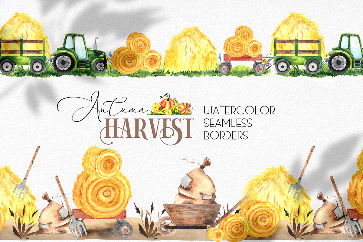 Watercolor Autumn Harvest, an Object Graphic by Ana-Sakuta (Photo 6 of 17)