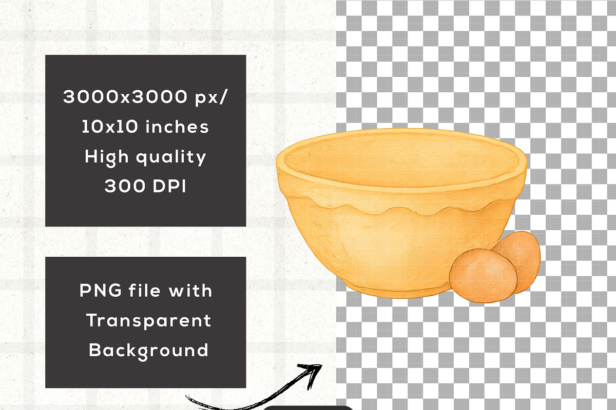 Cute Baking Tools, a Food Illustration by PaintPixelCo (Photo 10 of 15)