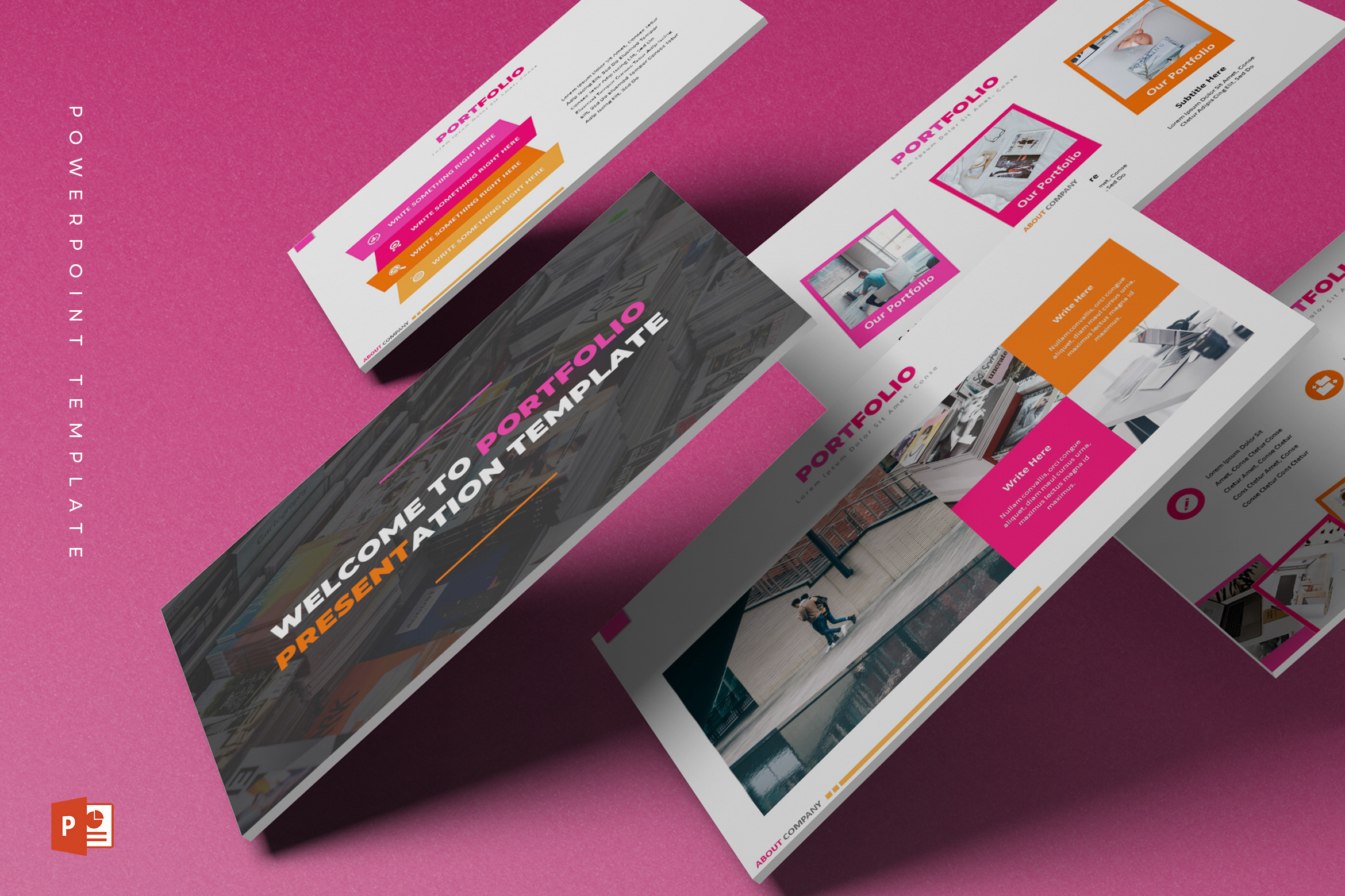Portfolio - Google Slide Template, a Presentation Template by AQR Studio
