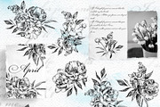 Watercolor Raven Clipart Set, an Animal Illustration by ArtCreationsDesign (Thumbnail 3 of 7)