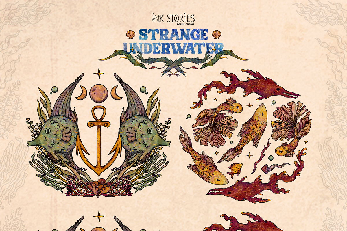 Strange Underwater, an Animal Illustration by Ink Stories (Photo 6 of 20)