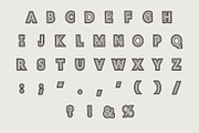 Retro 1970 - Old Font, a Sans Serif Font by Fourteen Letter (Thumbnail 5 of 7)