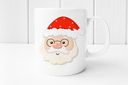 Santa Claus Flat Clipart, Xmas, a Decorative Illustration by Noey smiley (Thumbnail 4 of 5)