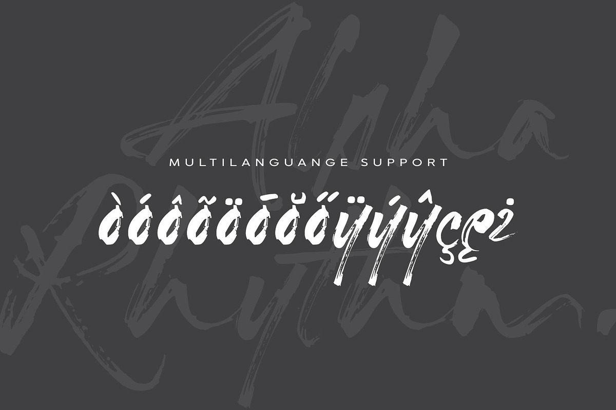 Alpha Rhythm, a Blackletter Font by Ridha-38.lineart (Photo 12 of 15)