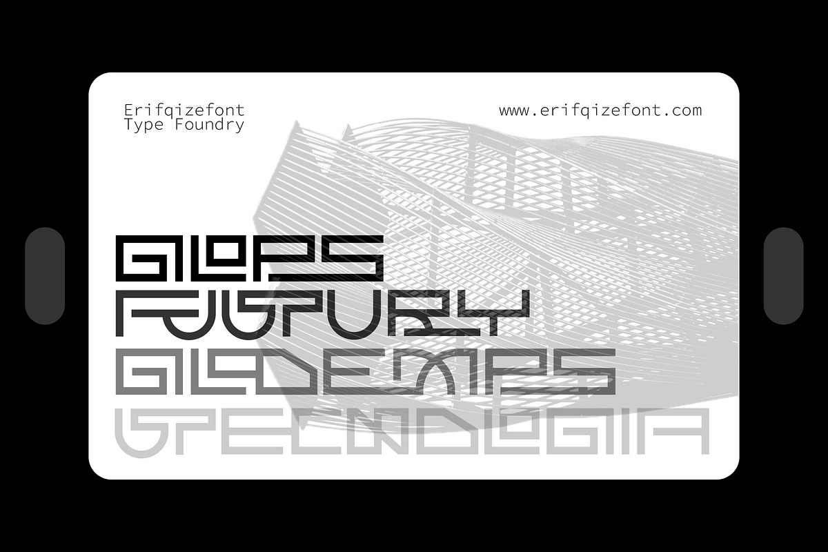Fuutech – Tech And Sci-Fi Font, a Sans Serif Font by Erifqizefont (Photo 7 of 10)