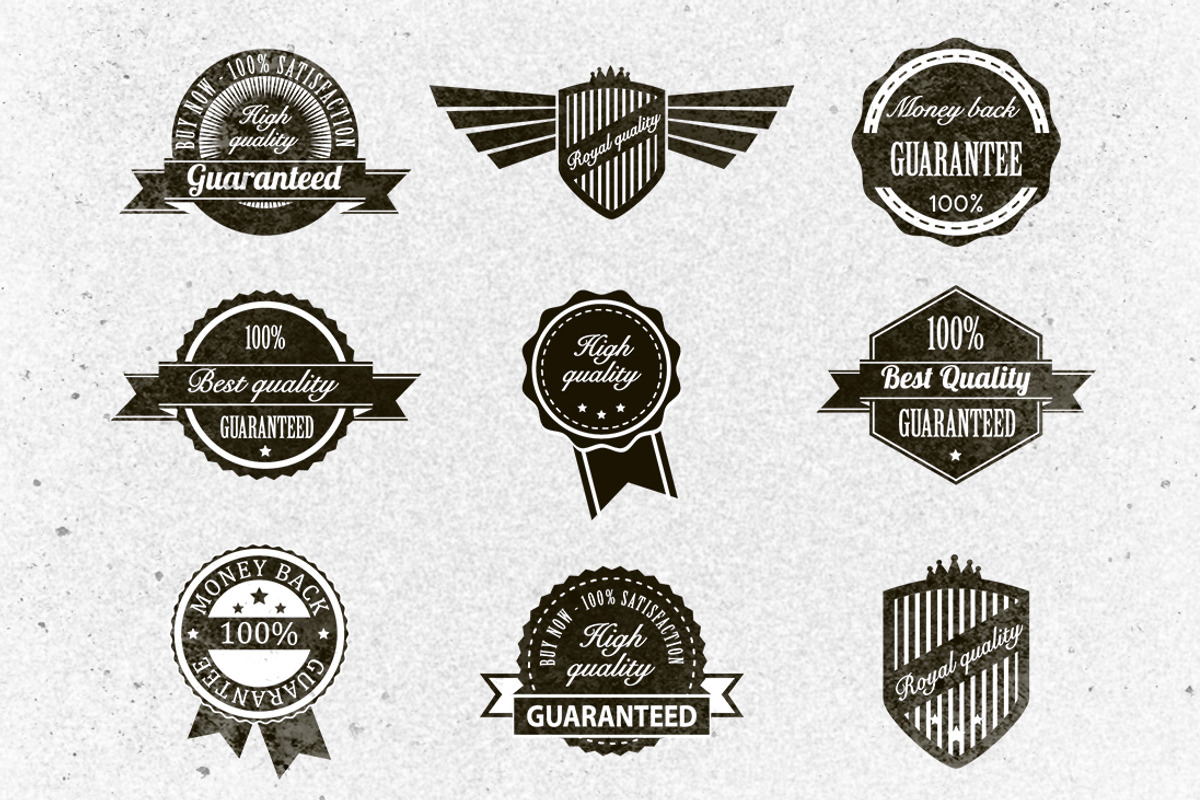 Retro Badges Vector Pack 2 preview 2