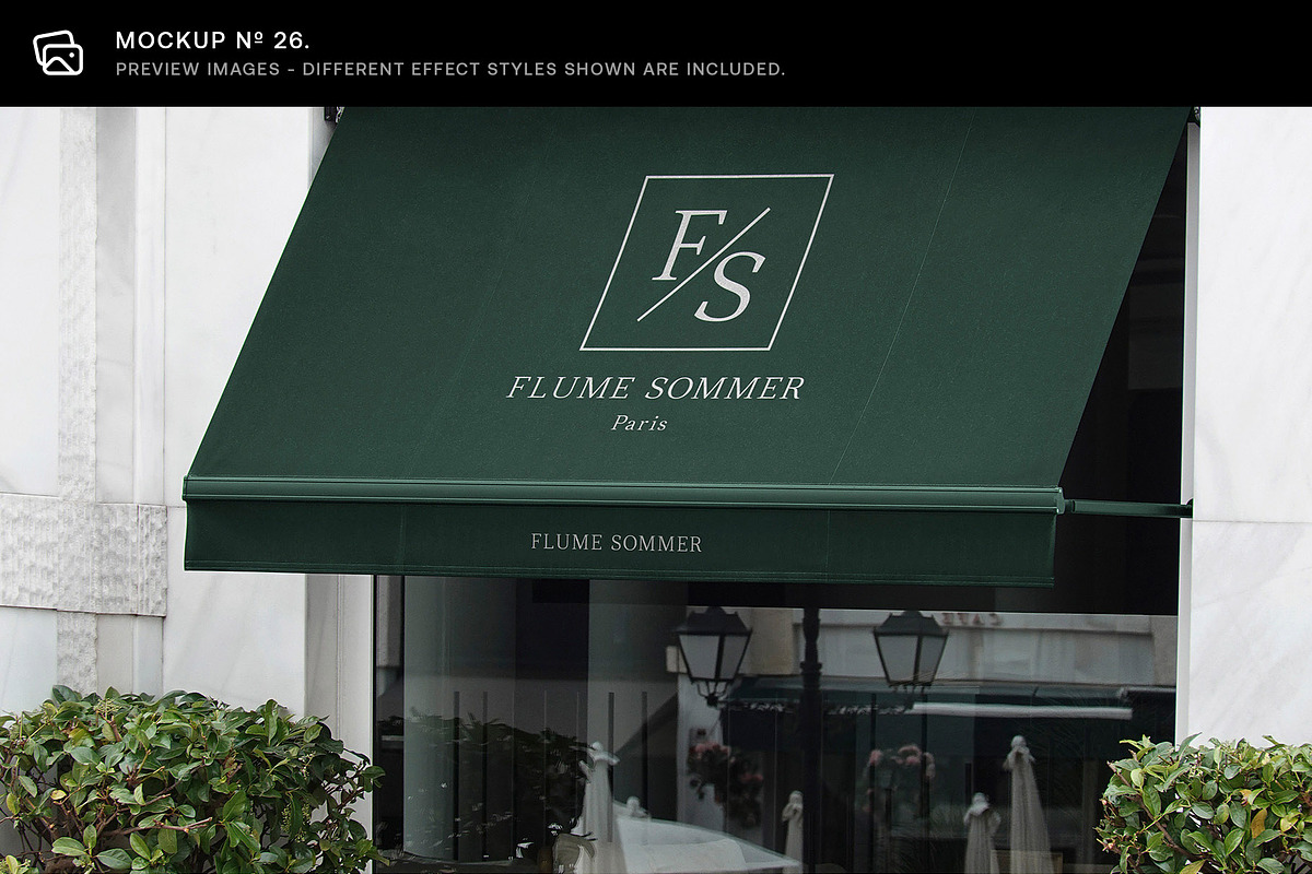 30 Signs & Facade Logo Mockups - V5, a Product Mockup by Asylab (Photo 33 of 38)