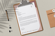 Letterhead Template Word, a Stationery Template by ResumeDevisers (Thumbnail 3 of 7)