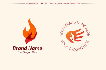 Hands of Fire Logos