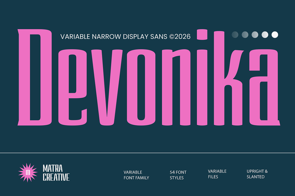 Devonika, a Font by Matra Creative (Photo 1 of 15)