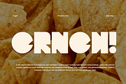 Gagire - Snack Food Brand Font, a Sans Serif Font by Pandeka Studio (Thumbnail 2 of 9)