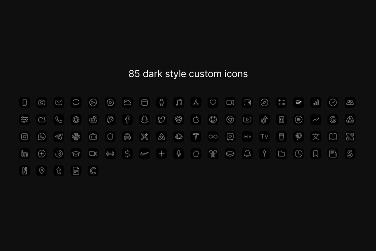 Minimalist – iOS 14 themes Sale, an Icon by Forpeople (Photo 4 of 4)