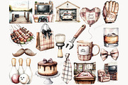 Fathers Day Clipart PNG, a Person Illustration by GlamArtZhanna (Thumbnail 4 of 8)