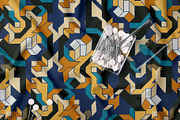 Abstract Geometric Wallpaper, a Pattern Graphic by StudioGlouna (Thumbnail 2 of 5)