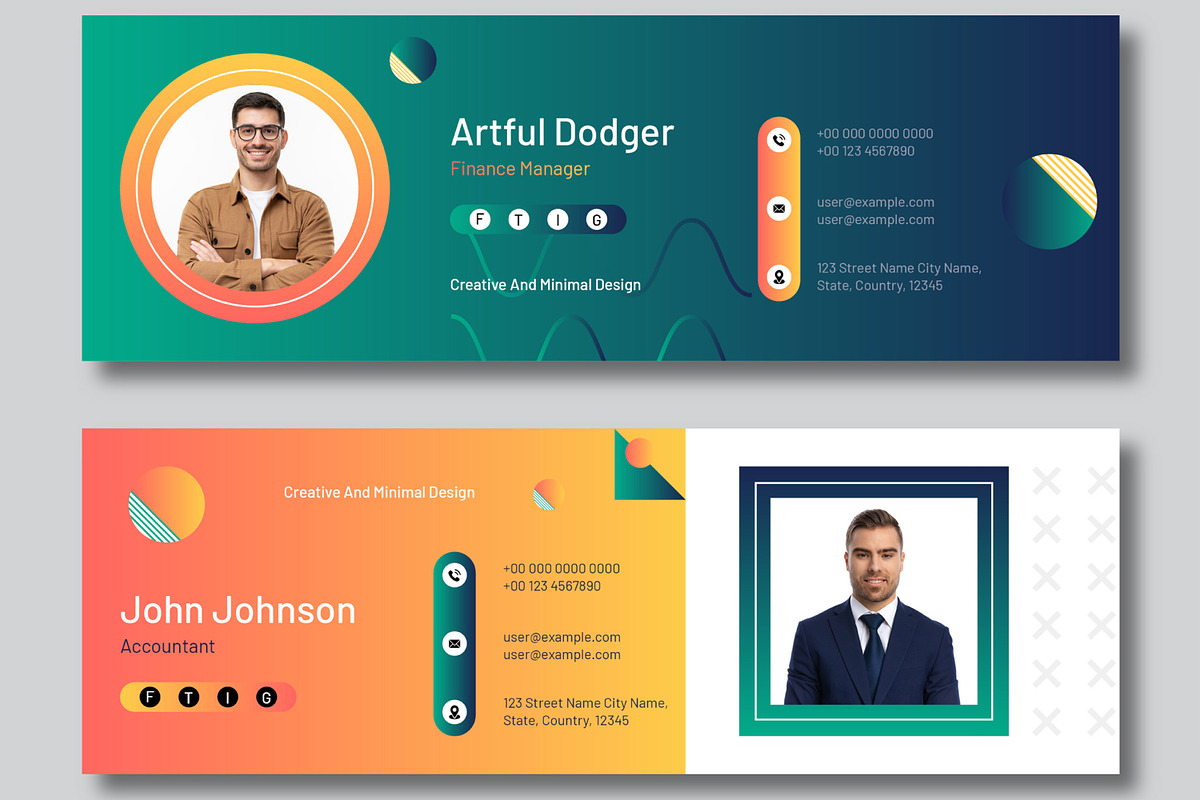Professional Email Signature preview 3