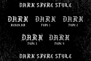 Dark Spire Blackletter Font, a Blackletter Font by PutraCetol Studio (Thumbnail 6 of 11)