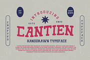 CANTIEN - Handdrawn Font, a Font by Rightwheels (Thumbnail 1 of 9)