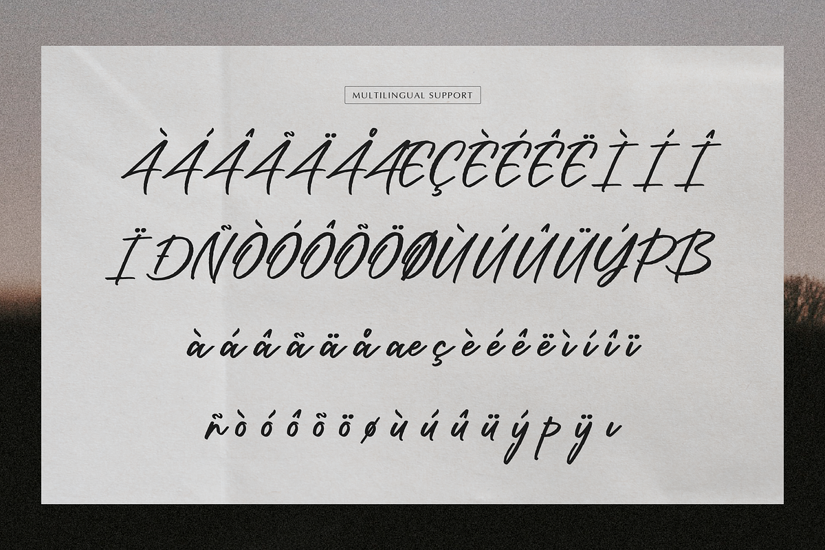 Yelgani | Casual Handwritten Font, a Script Font by gracetype_studio (Photo 11 of 12)