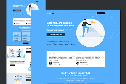 Saas Startup Landing Page