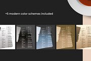 Modern Restaurant Menu, a Brochure Template by BigWeek (Thumbnail 5 of 5)