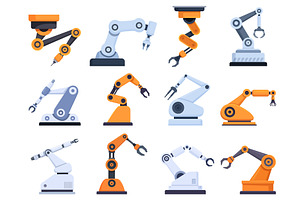 Industrial robotic arm. Conveyor, an Illustration by Valerie Bodnar