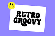 Grove - Retro Groovy Font, a Sans Serif Font by Jozoor (Thumbnail 5 of 10)