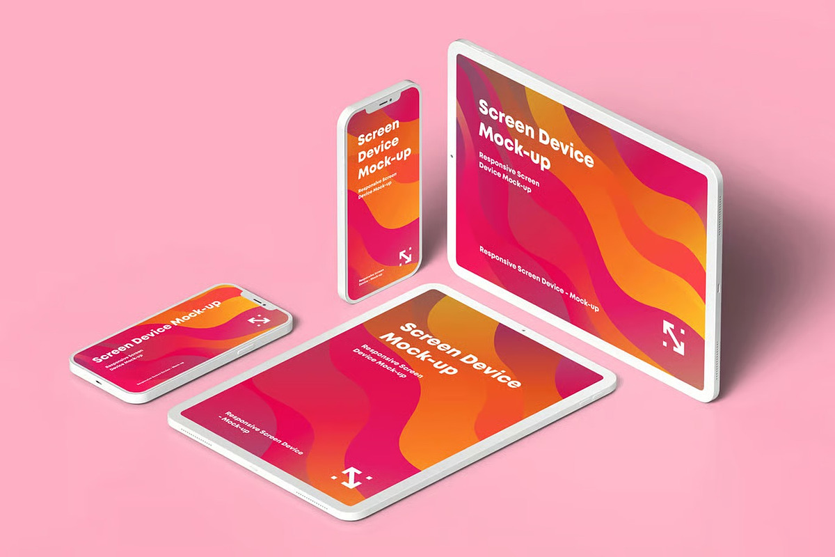 Responsive Clay Screen Device Mockup, a Device Mockup by zippypixelstudio (Photo 8 of 13)